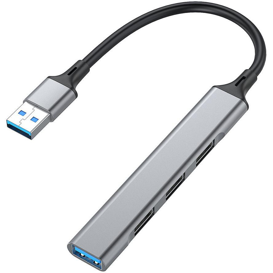Equip USB 3.0 Hub 4 Θυρών με σύνδεση USB-A Γκρι