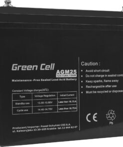 Alternative view of Green Cell με Χωρητικότητα 75Ah και Τάση 12V AGM25 1τμχ