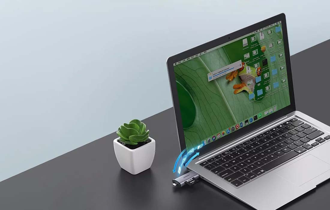 Ugreen CM304 Card Reader USB 2.0 Type-C για SD/microSD - Image 4
