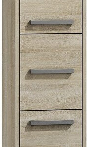 Topeshop S43 Στήλη Μπάνιου Τοίχου Μ40xΒ30xΥ170cm Sonoma