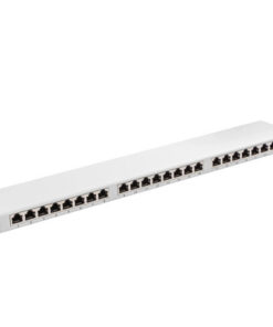 Alternative view of Lanberg Patch Panel Shielded για Rack 1U 19" 24 Θυρών cat6 Γκρι
