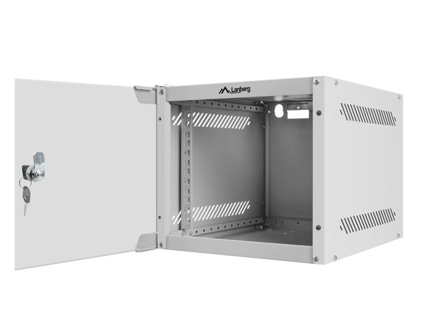 Lanberg Επιτοίχια Καμπίνα Rack 4U 28x31x24.7cm Γκρι WF10-2304-10S - Image 3