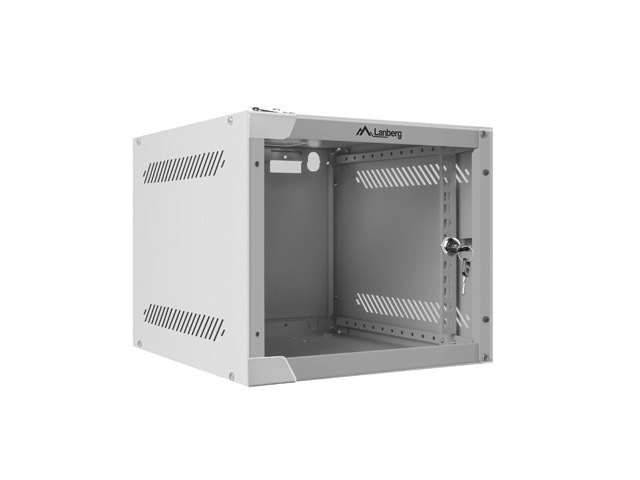 Lanberg Επιτοίχια Καμπίνα Rack 4U 28x31x24.7cm Γκρι WF10-2304-10S