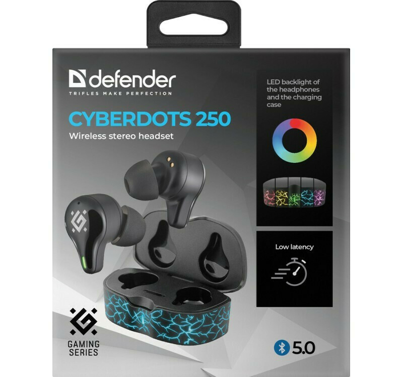 Defender CyberDots 250 In-ear Μαύρα - Image 7