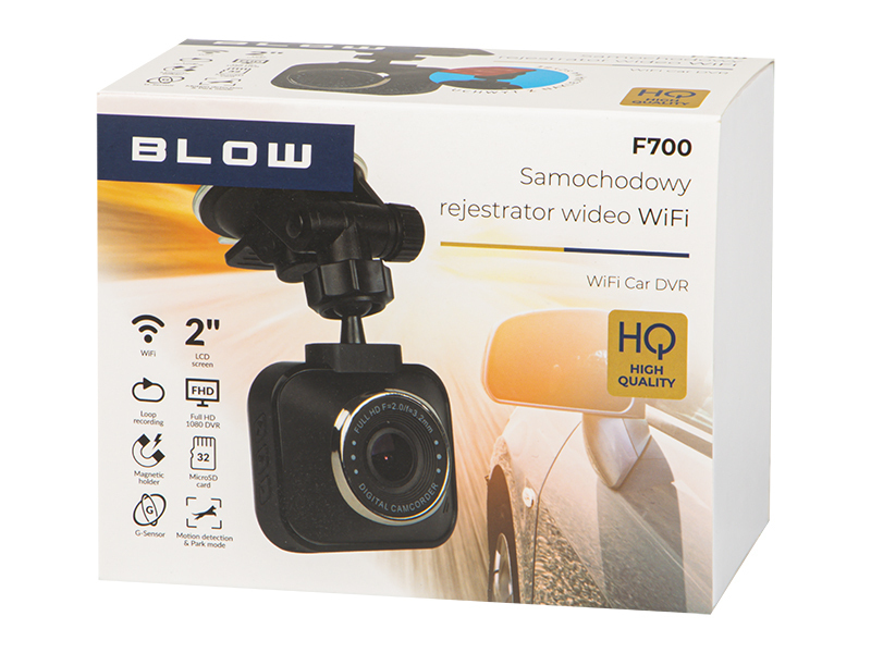 Blow Blackbox Dvr F700 Κάμερα DVR Αυτοκινήτου 1080P για Παρμπρίζ με Αυτοκόλλητο - Image 7