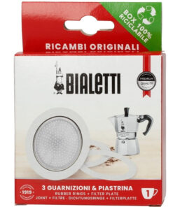 Alternative view of Bialetti Ανταλλακτικό Φίλτρο Καφετιέρας & 3 Φλάντζες για 1 Μερίδα