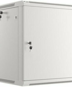 Lanberg 19'' 12U/600x600mm Επιτοίχια Καμπίνα Rack 12U 60x60x64.57cm Γκρι WF01-6612-00S