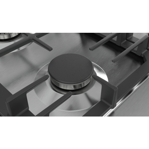 Bosch Serie 6 Εστία Φυσικού Αερίου Αυτόνομη Inox 58.2x52εκ. Ασημί PCH6A5B90 - Image 3