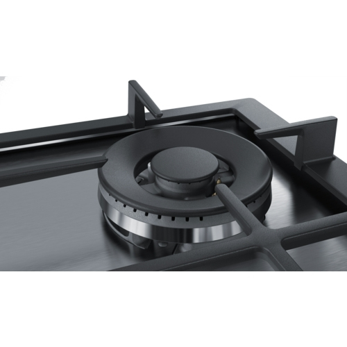 Bosch Serie 6 Εστία Φυσικού Αερίου Αυτόνομη Inox 58.2x52εκ. Ασημί PCH6A5B90 - Image 4