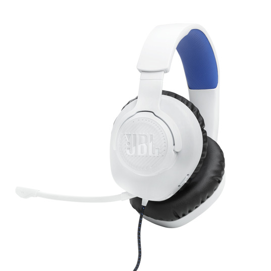 JBL Quantum 100P Over Ear Λευκό/Μπλέ for PS4 / PS5 - Image 2