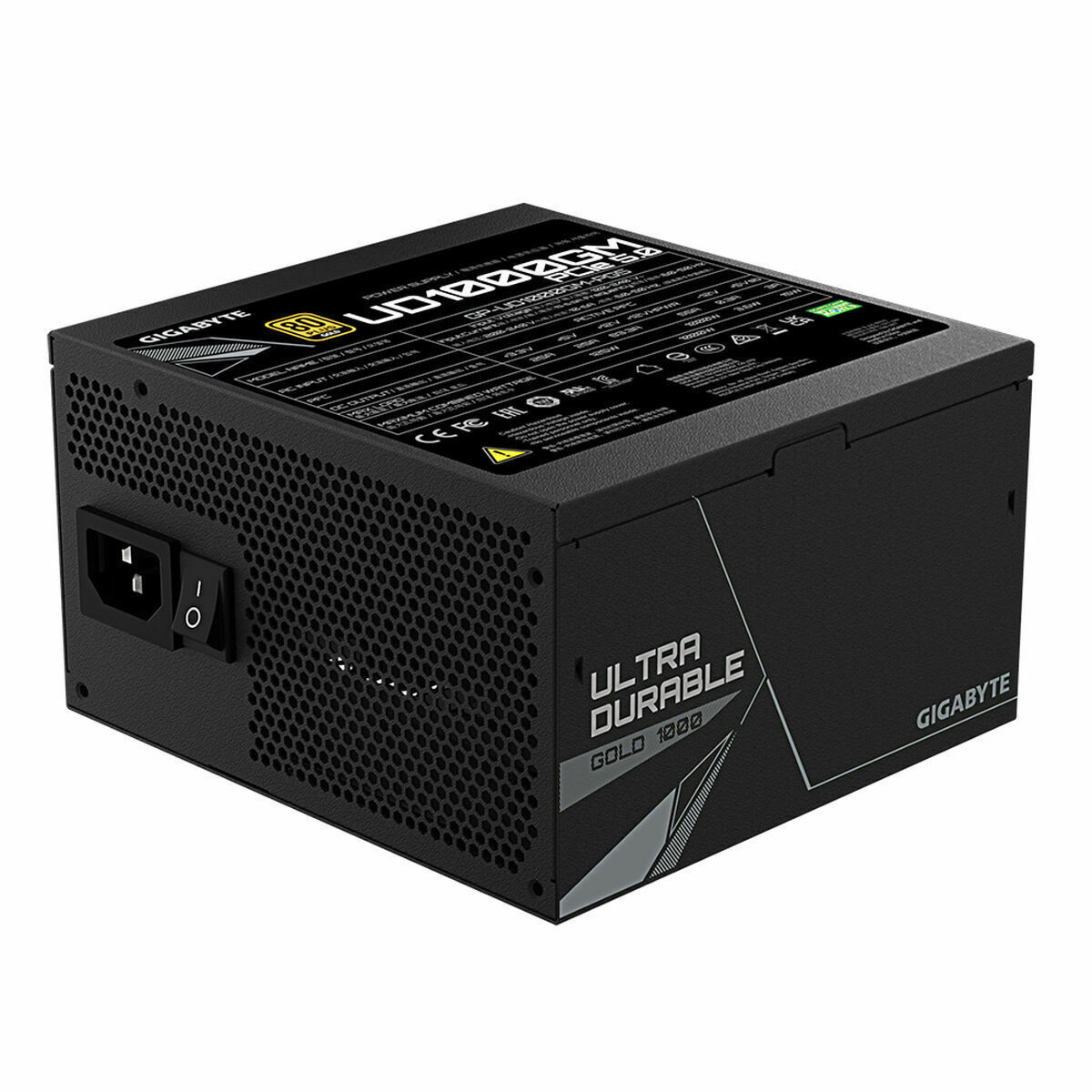 Gigabyte GP-UD1000GM PG5 rev. 2.0 1000W Μαύρο Τροφοδοτικό Υπολογιστή Full Modular 80 Plus Gold - Image 2
