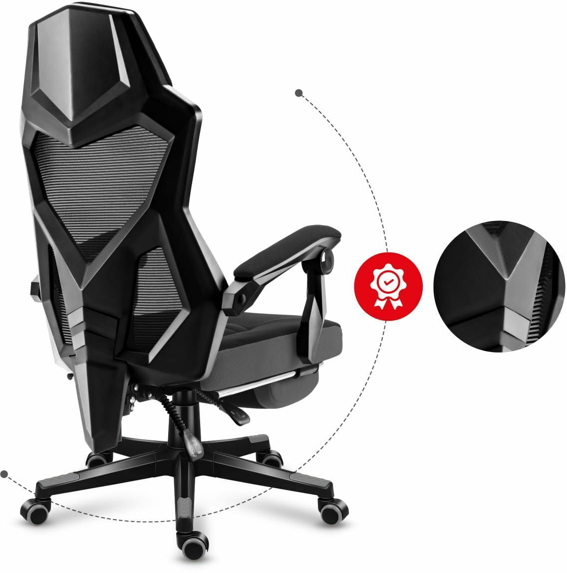 Huzaro Combat 3.0 Υφασμάτινη Black/Grey - Image 7