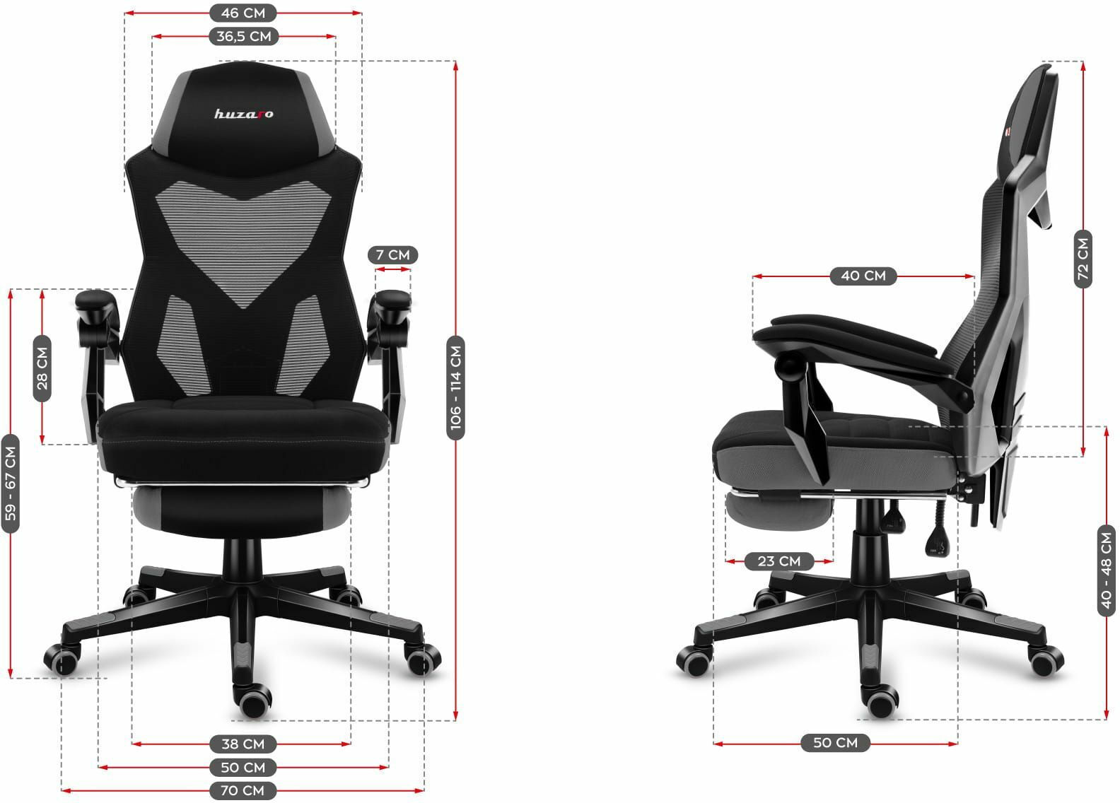 Huzaro Combat 3.0 Υφασμάτινη Black/Grey - Image 6