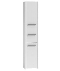 Topeshop S33 Στήλη Μπάνιου Δαπέδου Μ30xΒ30xΥ170cm Λευκή