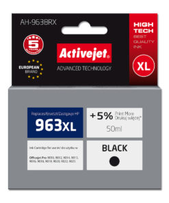 Active Jet Συμβατό Μελάνι Εκτυπωτή InkJet HP 963XL 3JA30AE 2100 Σελίδων 50ml Μαύρο