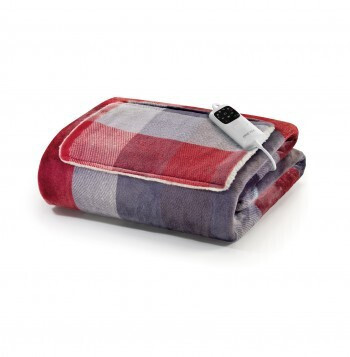 Imetec Adapto Velvet Tartan Ημίδιπλη Ηλεκτρική Κουβέρτα 150W