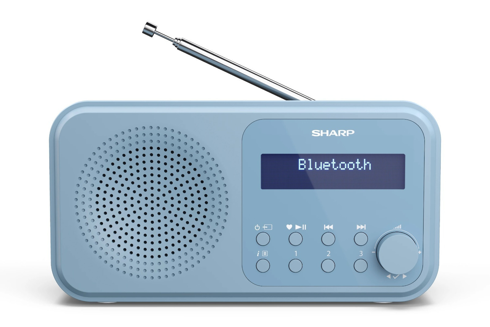 Sharp Tokyo Φορητό Ραδιόφωνο Επαναφορτιζόμενο DAB+ με Bluetooth και USB Μπλε