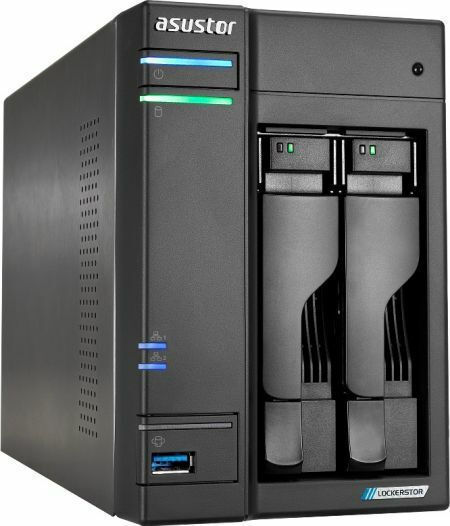 Asustor Lockerstor 2 Gen2 (AS6702T) NAS με 2 θέσεις για HDD/M.2/SSD