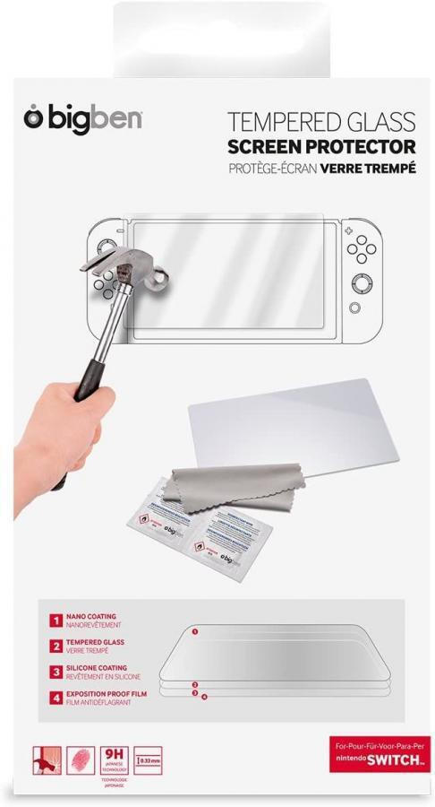 Bigben Interactive Tempered Glass Προστατευτικό Οθόνης για Switch OLED σε Διάφανο χρώμα - Image 2