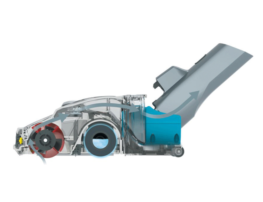 Hoover H-FREE 500 Hydro Plus HF522YSP 011 Επαναφορτιζόμενη 2 σε 1 Μπλε - Image 7