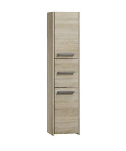 Alternative view of Topeshop S43 Στήλη Μπάνιου Τοίχου Μ40xΒ30xΥ170cm Sonoma