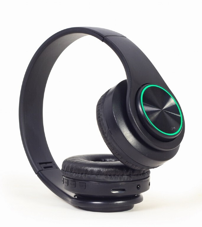 Gembird BHP-LED-01 Bluetooth / 3.5mm με 4 ώρες Λειτουργίας Μαύρα - Image 4