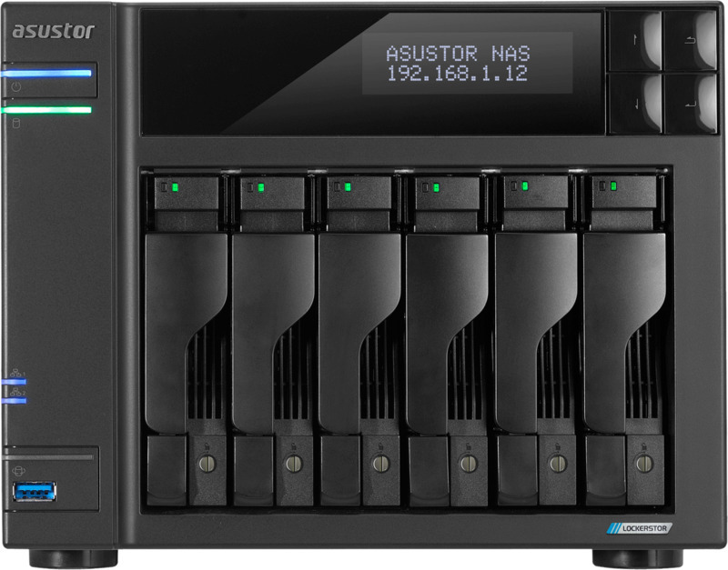 Asustor Lockerstor 6 Gen2 (AS6706T) NAS με 6 θέσεις για HDD/M.2/SSD