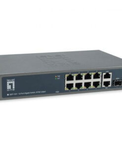 Alternative view of Level One GEP-1221 Unmanaged L2 PoE++