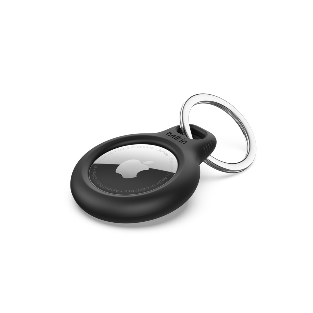 Belkin MSC001btBK Θήκη Μπρελόκ Σιλικόνης για AirTag σε Μαύρο χρώμα 4τμχ - Image 3