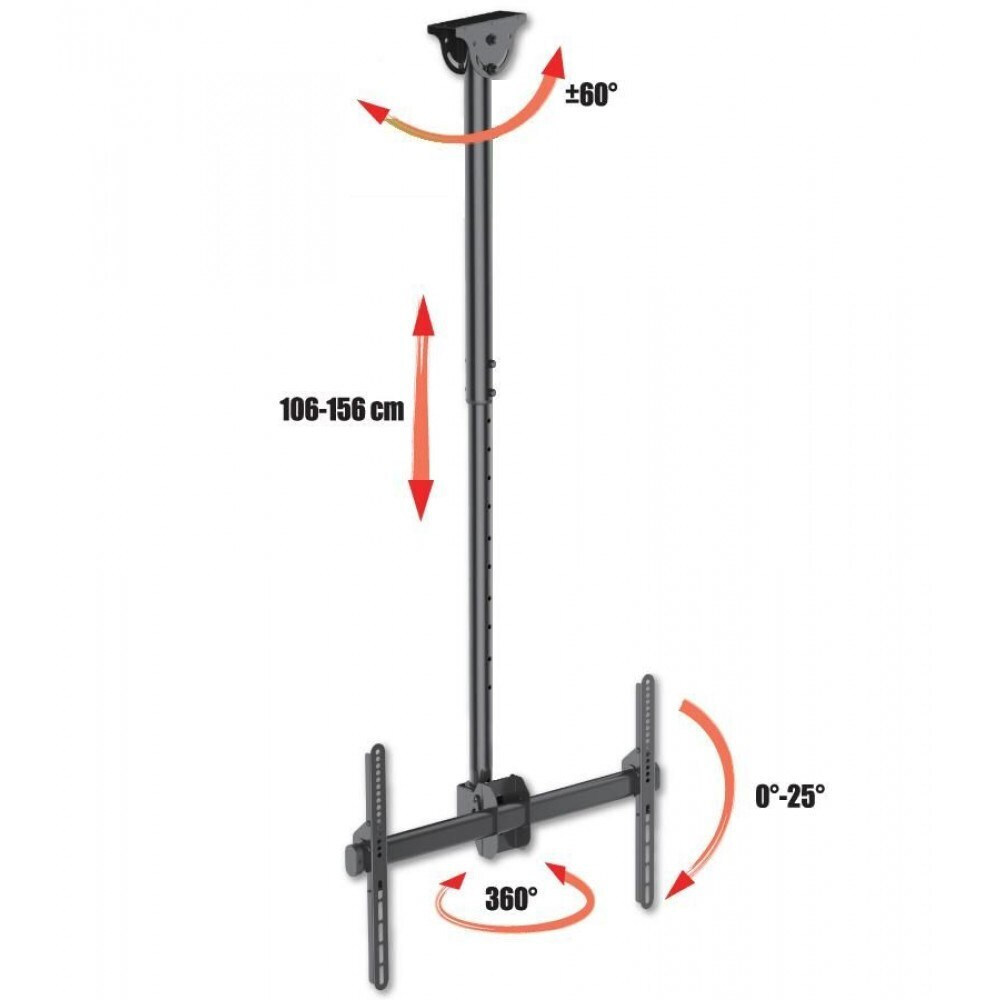 Techly ICA-CPLB 946L Βάση Τηλεόρασης Οροφής έως 70" και 50kg - Image 7