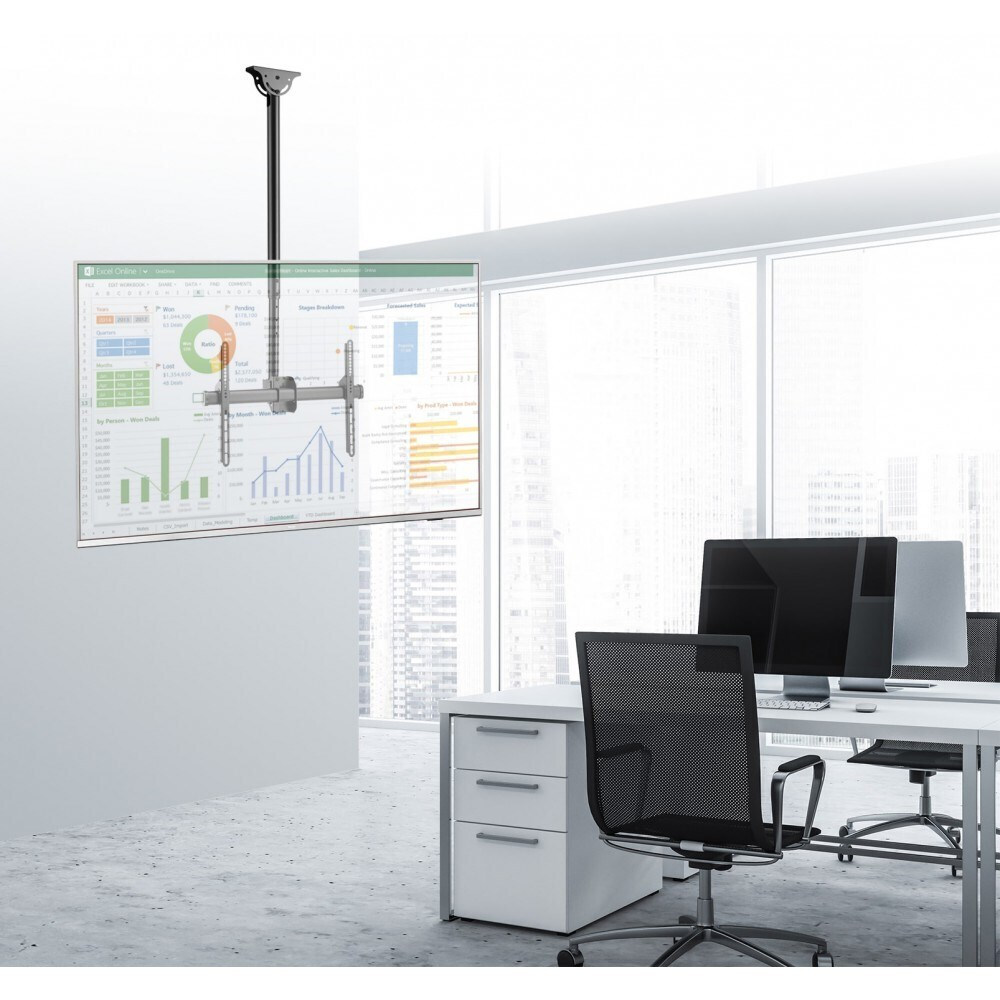 Techly ICA-CPLB 946L Βάση Τηλεόρασης Οροφής έως 70" και 50kg - Image 5