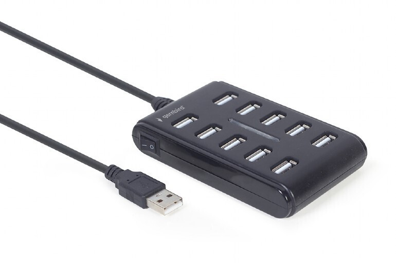 Gembird USB 2.0 Hub 10 Θυρών με σύνδεση USB-A - Image 4