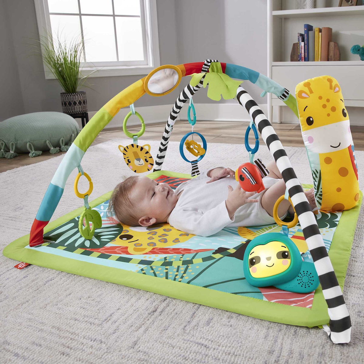 Fisher Price Γυμναστήριο Δραστηριοτήτων Rainforest με Μουσική για Νεογέννητα - Image 2