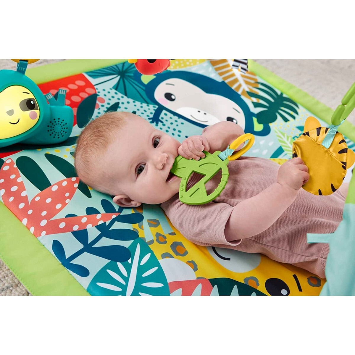 Fisher Price Γυμναστήριο Δραστηριοτήτων Rainforest με Μουσική για Νεογέννητα - Image 10