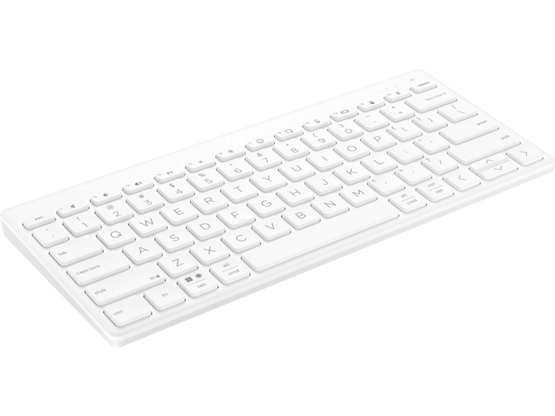 HP 350 Ασύρματο Bluetooth Πληκτρολόγιο Αγγλικό US Λευκό - Image 3