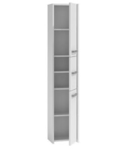 Alternative view of Topeshop S33 Στήλη Μπάνιου Δαπέδου Μ30xΒ30xΥ170cm Λευκή