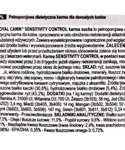Alternative view of Royal Canin Veterinary Diet Feline Sensitivity Control 1.5kg