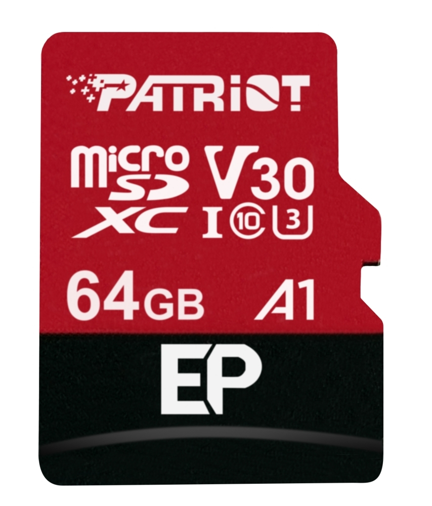 Patriot EP Series microSDXC Class 10 U3 V30 A1 UHS-I
