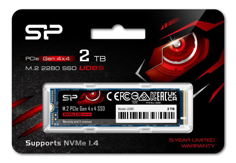 Silicon Power UD85 SSD 2TB M.2 NVMe PCI Express 4.0 SP02KGBP44UD8505 - Image 2