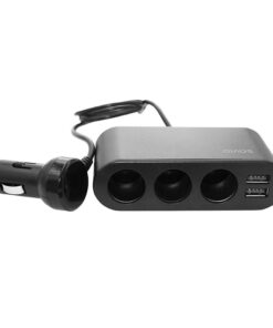 Alternative view of Savio SA-024 Φορτιστής Αυτοκινήτου με Θύρες 2xUSB-A 3xΑναπτήρα και Καλώδιο Ενσωματωμένο