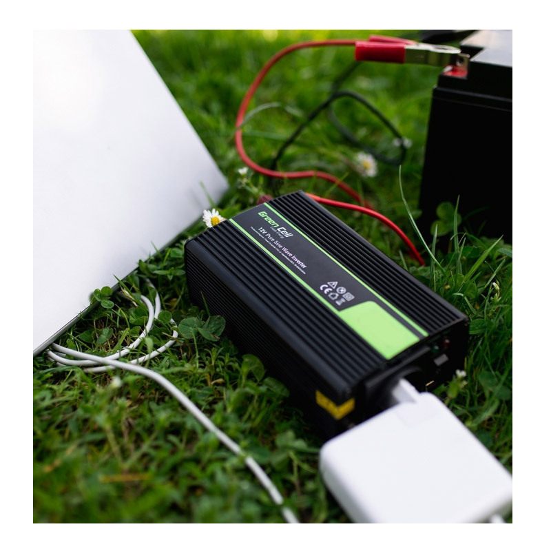 Green Cell Modified Sine Inverter Αυτοκινήτου Τροποποιημένου Ημιτόνου 1500W για Μετατροπή 24V DC σε 230V AC με 1xUSB - Image 5