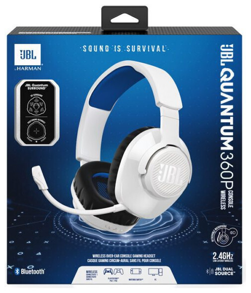JBL Quantum 360P Ασύρματο Over Ear Λευκό - Image 11