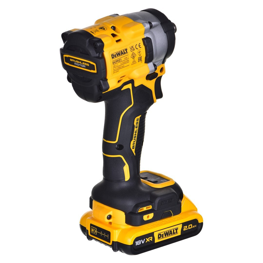 Dewalt DCF921D2T Μπουλονόκλειδο Μπαταρίας 18V 2x2Ah με Υποδοχή 1/2" - Image 4