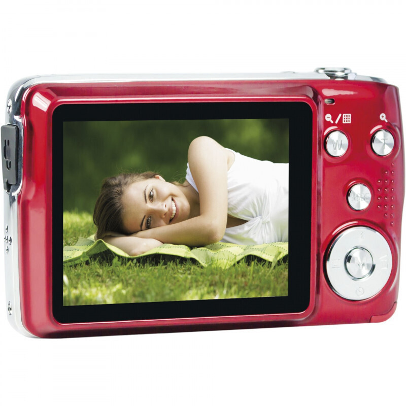 AgfaPhoto Realishot DC8200 Compact Φωτογραφική Μηχανή 18MP Οπτικού Ζουμ 8x με Οθόνη 2.7" και Ανάλυση Video Full HD (1080p) Κόκκινη - Image 3