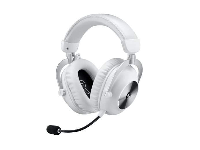 Logitech Pro X 2 Lightspeed Ασύρματα Over Ear Multimedia Ακουστικά με μικρόφωνο και σύνδεση 3.5mm Jack / Bluetooth σε Λευκό χρώμα
