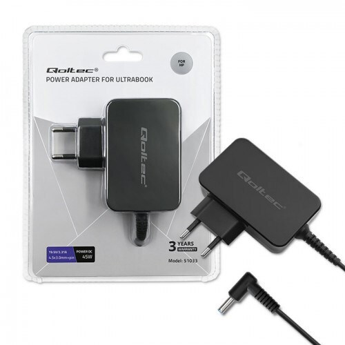 Qoltec Φορτιστής Laptop 45W 19.5V 2.31A για HP με Αποσπώμενο Καλώδιο Τροφοδοσίας - Image 5