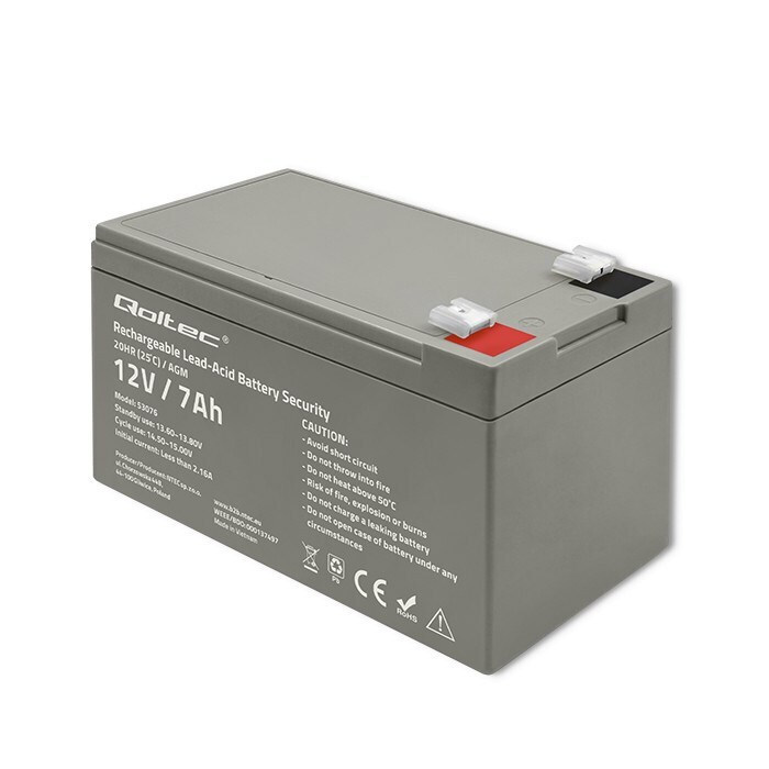 Qoltec με Χωρητικότητα 7Ah και Τάση 12V 53076 1τμχ - Image 2