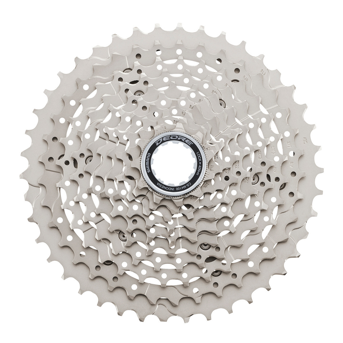 Shimano Deore CS-M4100 Κασέτα Ποδηλάτου 10 Ταχυτήτων Κασέτα Γραναζιών 10 Speed 11-42T