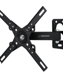 Esperanza ERW011 Βάση Τηλεόρασης Τοίχου έως 50" και 20kg Μαύρο