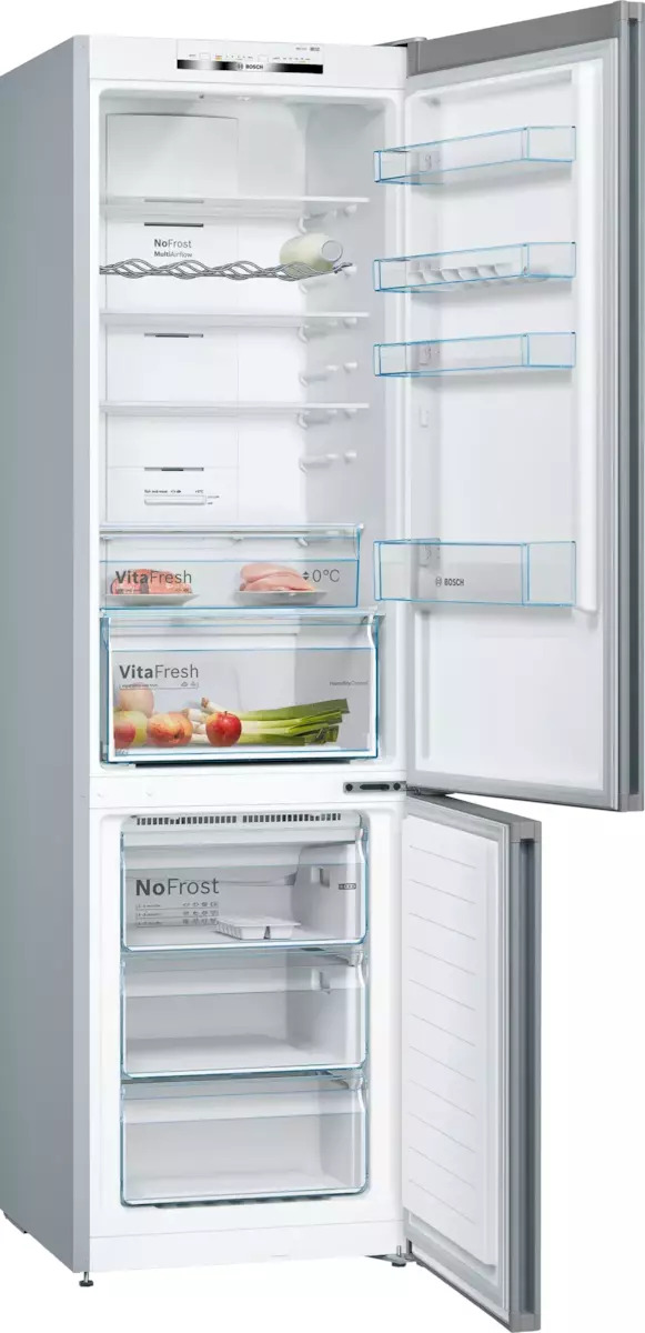 Bosch Ψυγειοκαταψύκτης 368lt Total NoFrost Inox KGN392LDC - Image 2